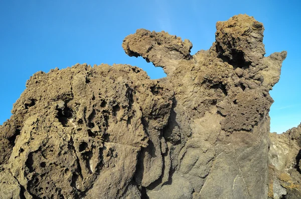 Dry Hardened Lava Rocks — Stock Photo, Image