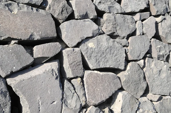 Gri kaya antik duvar — Stok fotoğraf