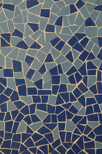 Azul e Branco Textura Mosaic — Fotografia de Stock