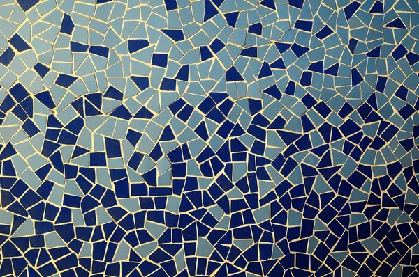 Azul e Branco Textura Mosaic — Fotografia de Stock