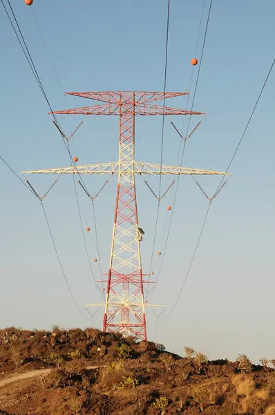 Biegun energii elektrycznej — Zdjęcie stockowe