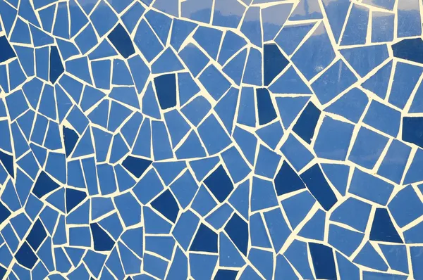 Azul e Branco Textura Mosaic — Fotografia de Stock