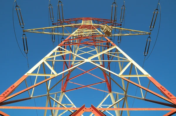 Electric Power Line Pylon — Fotografie, imagine de stoc