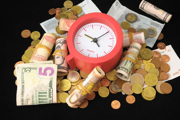 Tempo é conceito de dinheiro — Fotografia de Stock