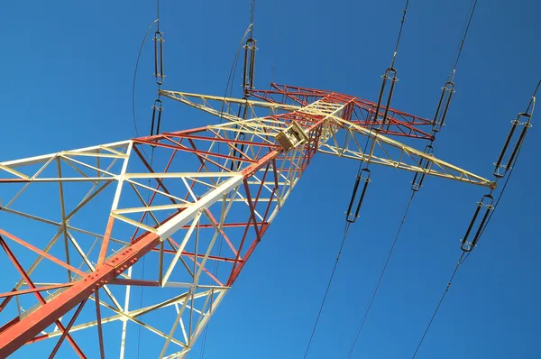 Pylon elettrico della linea elettrica — Foto Stock