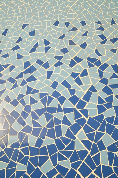 Azul e Branco Textura Mosaic — Fotografia de Stock