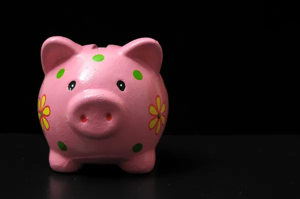 Pink Pig Piggy Bank — Stock Photo, Image