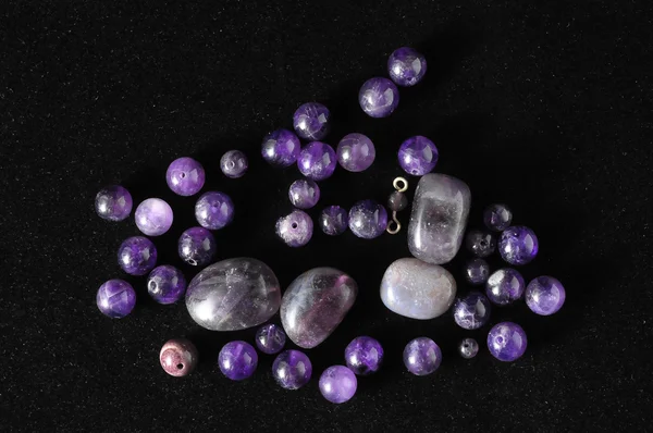 Amulet amethyst kámen — Stock fotografie