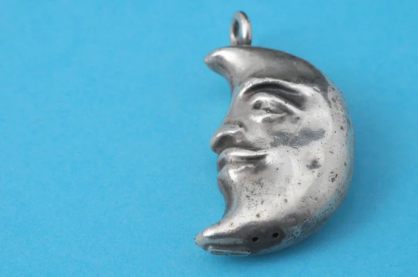 ハーフ ムーンの銀の宝石 — ストック写真