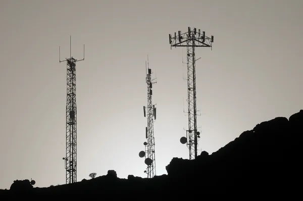 Some Silhouetted Antennas