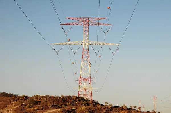 Biegun energii elektrycznej — Zdjęcie stockowe