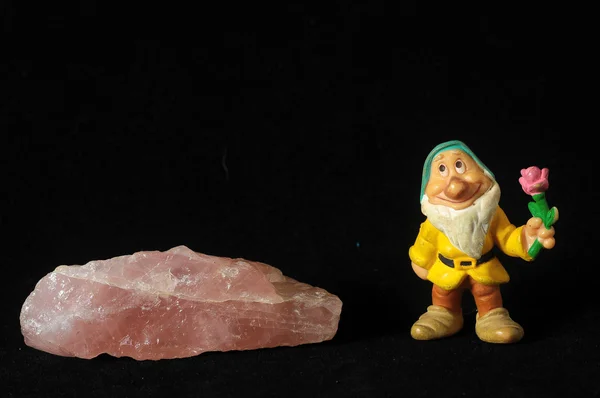 Dwarf and Stone — Stock Photo, Image