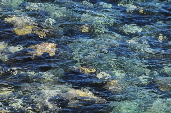 Niebieskie fale wodne tekstury — Zdjęcie stockowe