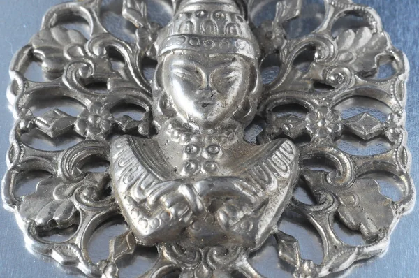 Silver Buddha hänge juvel — Stockfoto