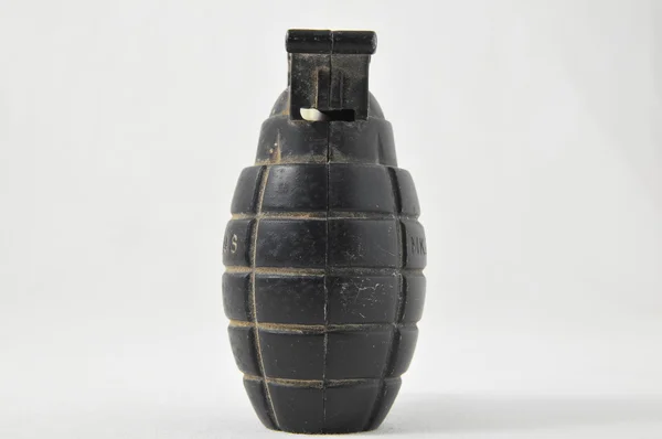 黑色的手手榴弹 — 图库照片