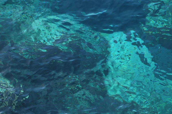 Textura de ondas de agua azul — Foto de Stock