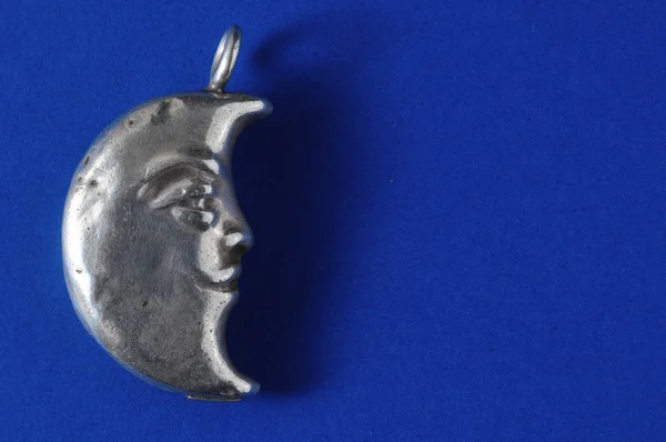 Half moon silver smycke — Stockfoto