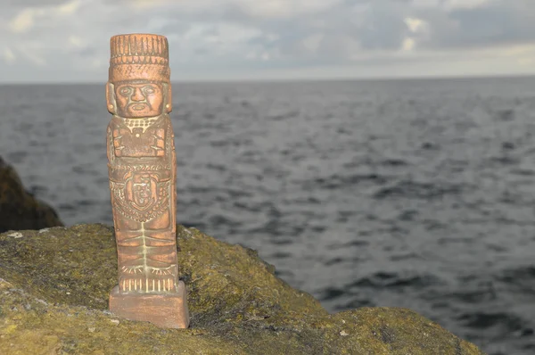 Estátua de maya — Fotografia de Stock