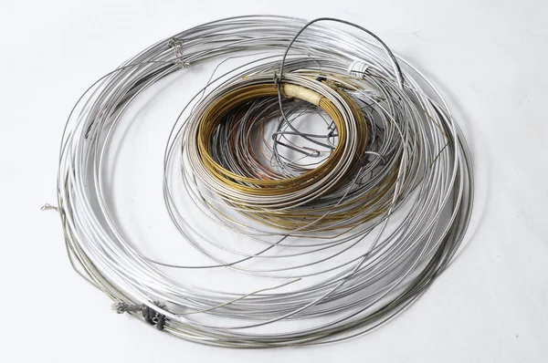 Lot of Different Metal Wire — Stock Photo, Image