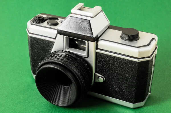 Classic 35mm Plastic Toy Photo Camera — Stock Photo, Image