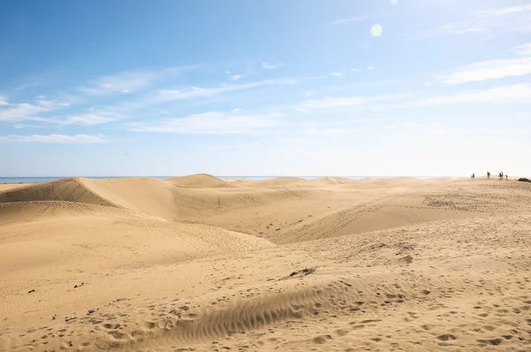 Sabbia duna deserto texture — Foto Stock