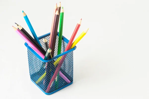 New Colored Pencils Textured — Stock Photo, Image