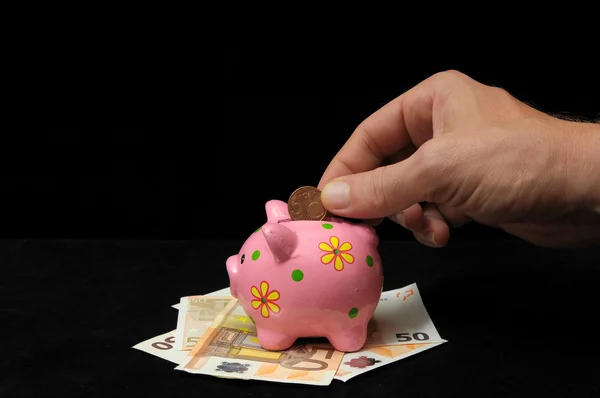 Pink Pig Piggy Bank — Stock Photo, Image