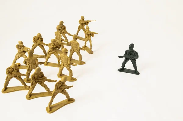 Plastic Lead Soldiers — Stock Photo, Image