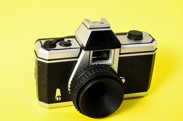 Classic 35mm Plastic Toy Photo Camera — Stock Photo, Image