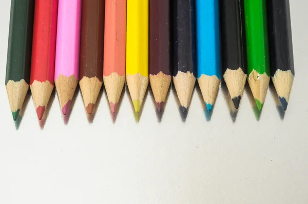 New Colored Pencils Textured — Stock Photo, Image