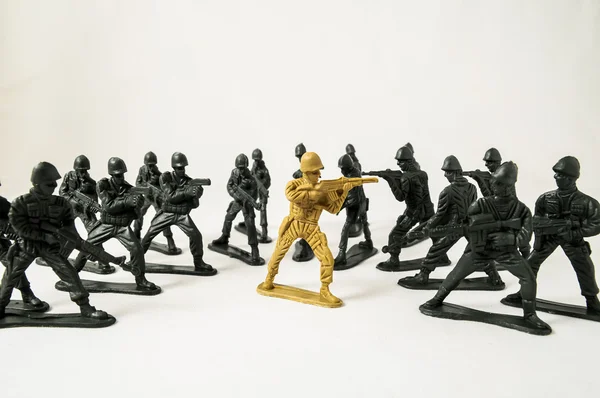 Plastic Lead Soldiers — Stock Photo, Image