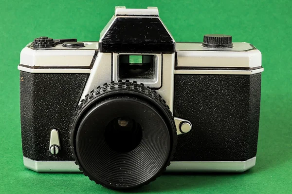 Klasyczny 35mm aparat fotograficzny zabawki z tworzyw sztucznych — Zdjęcie stockowe