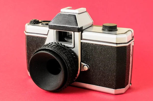 Classic 35mm Plastic Toy Photo Camera — Stock Photo, Image