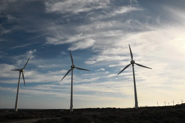 Generatore di energia turbina eolica — Foto Stock