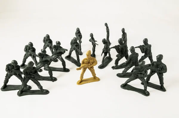 Plastic Lead Soldiers — Stock Photo, Image