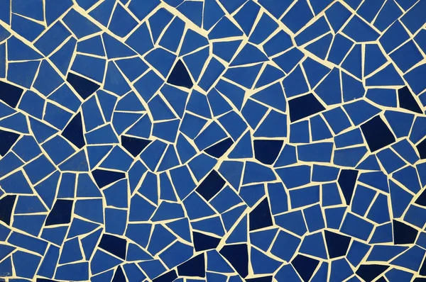 Azul e Branco Textura Mosaic — Fotografia de Stock