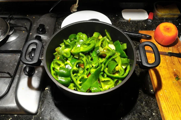 Paprika pot — Stockfoto