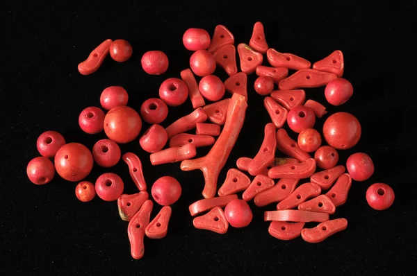 Red Coral Stones — Fotografie, imagine de stoc