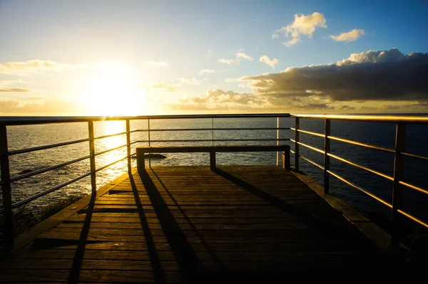 Muelle del amanecer — Foto de Stock