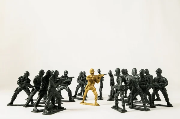 Plastic Lead Soldiers — Stock Photo, Image