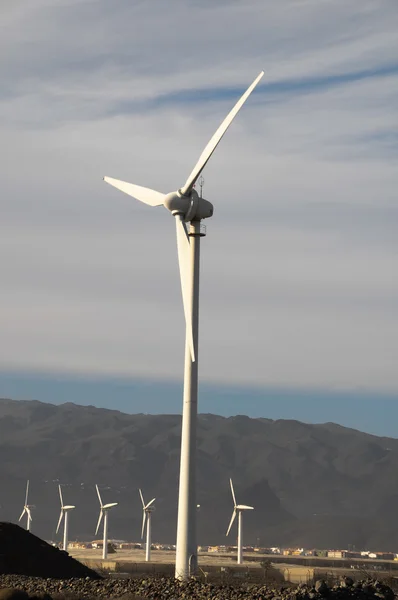 Generador de energía Turbina eólica —  Fotos de Stock