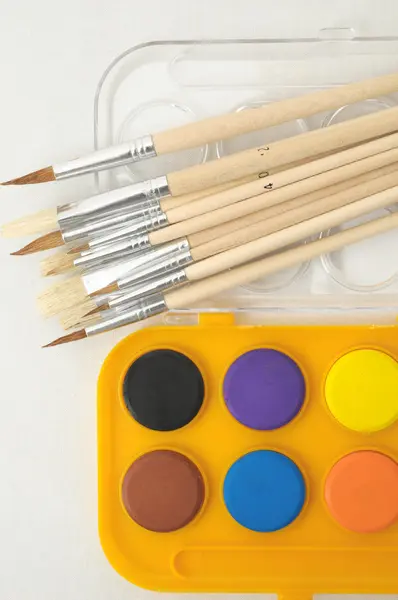 Yellow Watercolor Set — Stock Photo, Image