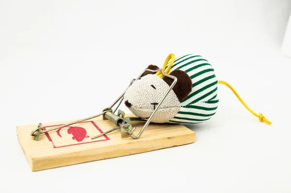 Wooden Mouse Trap — Zdjęcie stockowe