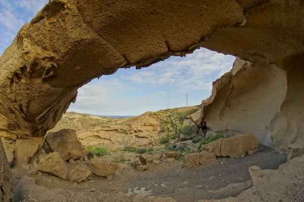 Homokos és sziklák-sivatag — Stock Fotó