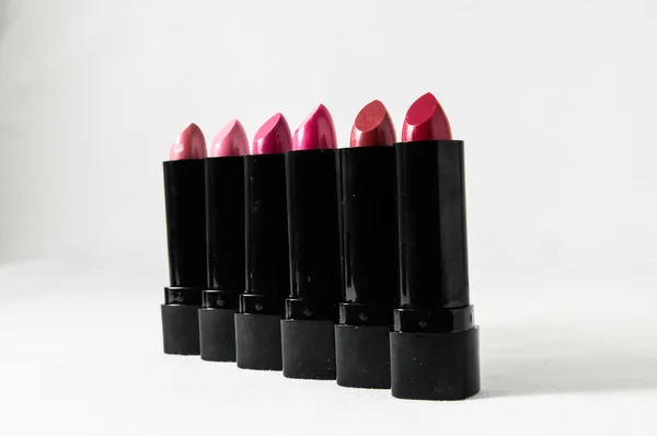 Rossetto in contenitore nero — Foto Stock