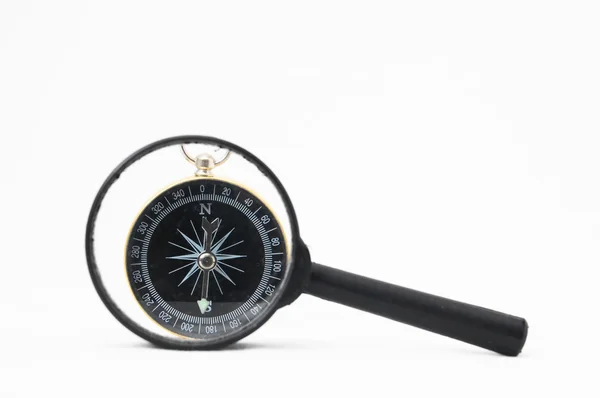 Аналоговый компас — стоковое фото