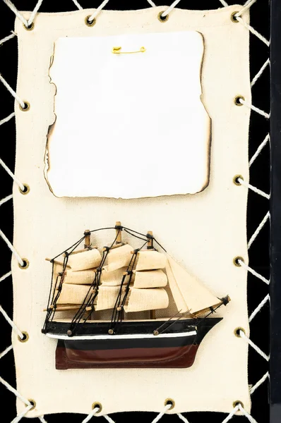 Фигура корабля Wooden — стоковое фото