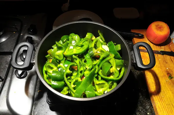 Paprika pot — Stockfoto