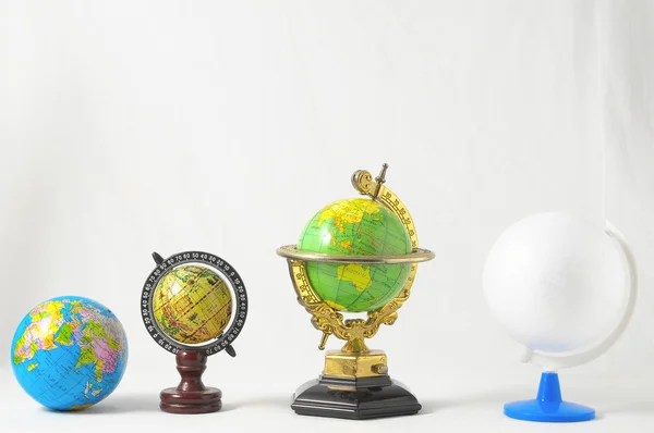 Vele globes — Stockfoto