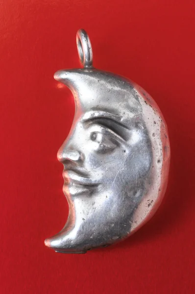 Half Moon Silver Jewel — Stock Photo, Image